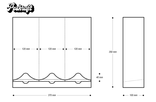 Gravity Feed Counter Unit