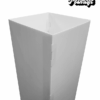 Square Bollard Cover with Enclosed Top