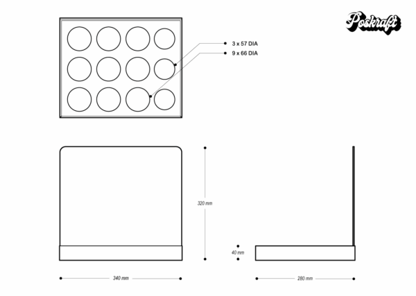 Spray Bottle Counter Unit