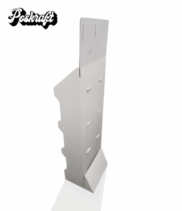 Budget 4 Shelf Floor Display with A5 Pocket