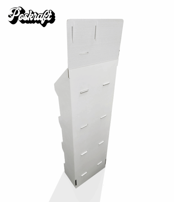 Budget 4 Shelf Floor Display with A5 Pocket