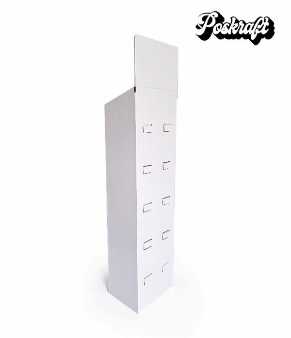 5 Shelf Clip Tower with Kicker