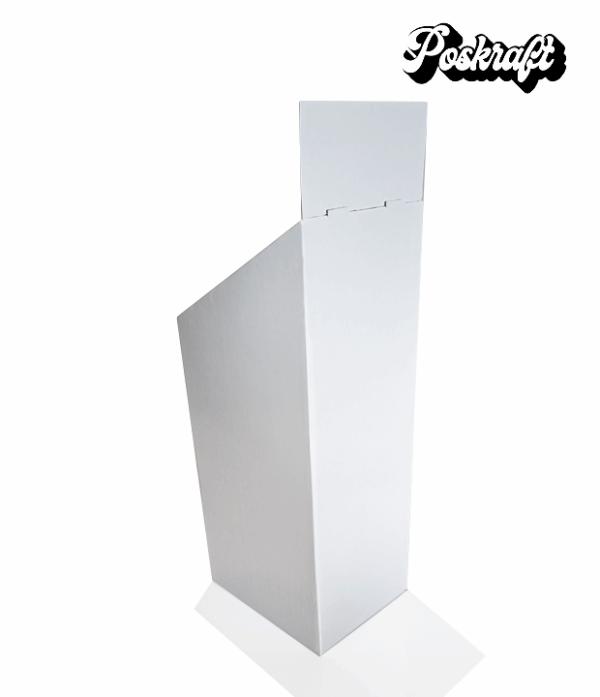 Dump Bin with Slanted Side Walls