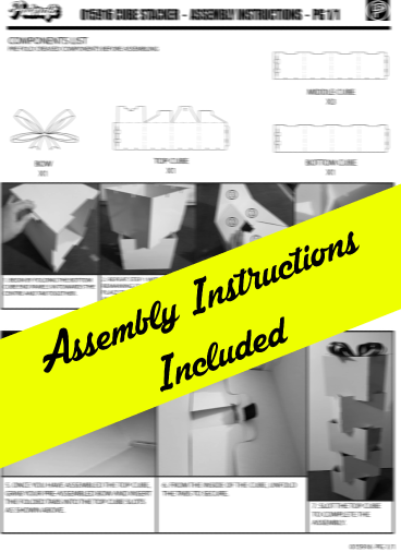 Cube Stacker with Bow