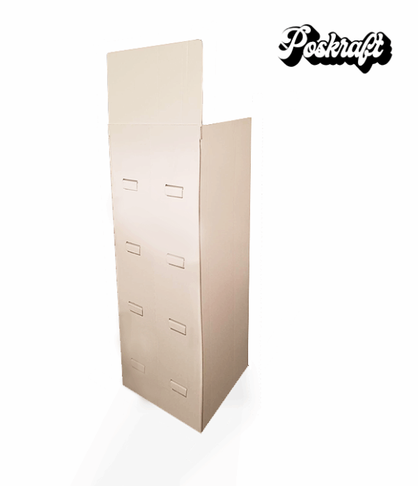 4 Shelf Clip Tower with Removable Shelves