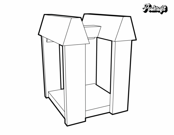 Pallet Display with Canopy