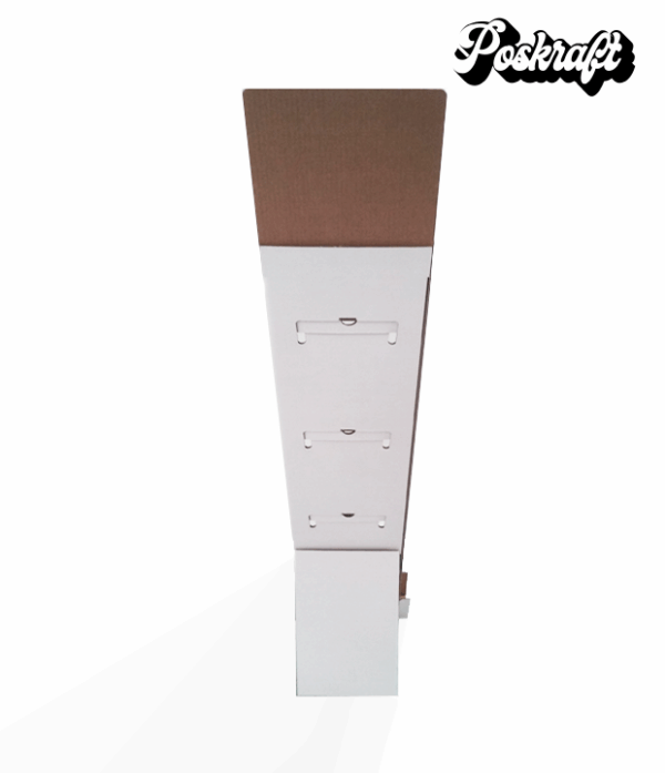 Modular Slanted 4 Shelf Floor Display