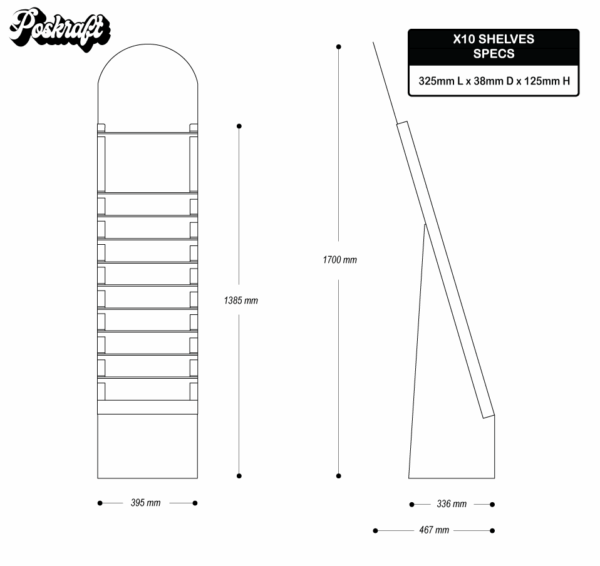 Greeting Card Floor Stand