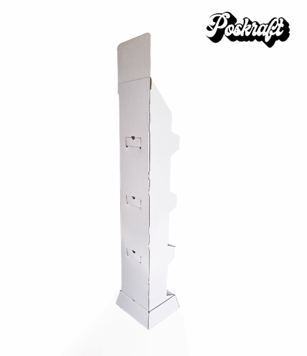 Budget 4 Shelf Floor Display with Base