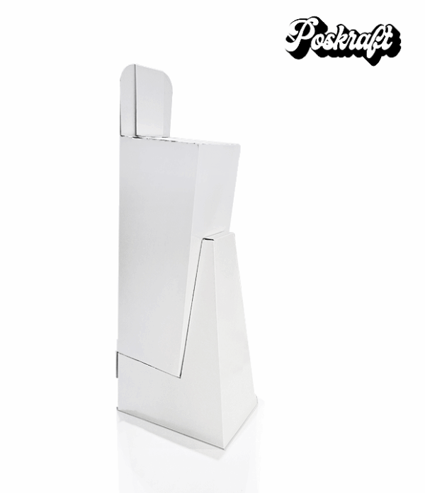 Inclined 5 Shelf Clip Floor Display