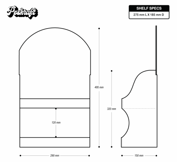 Budget Two-Tier Counter Unit