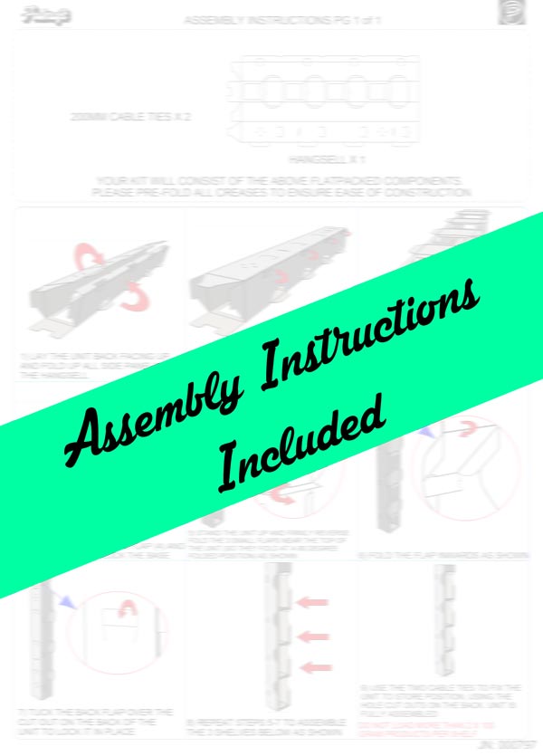 4 Shelf Polypropylene Hangsell with Header