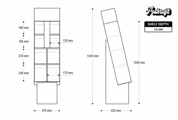 Tilt-Back Display Stand