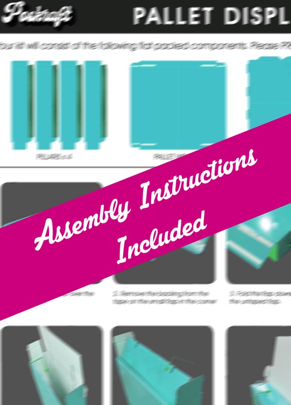 Pallet Display with Canopy