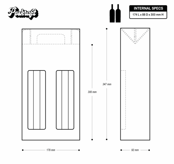2 Bottle Presentation Box