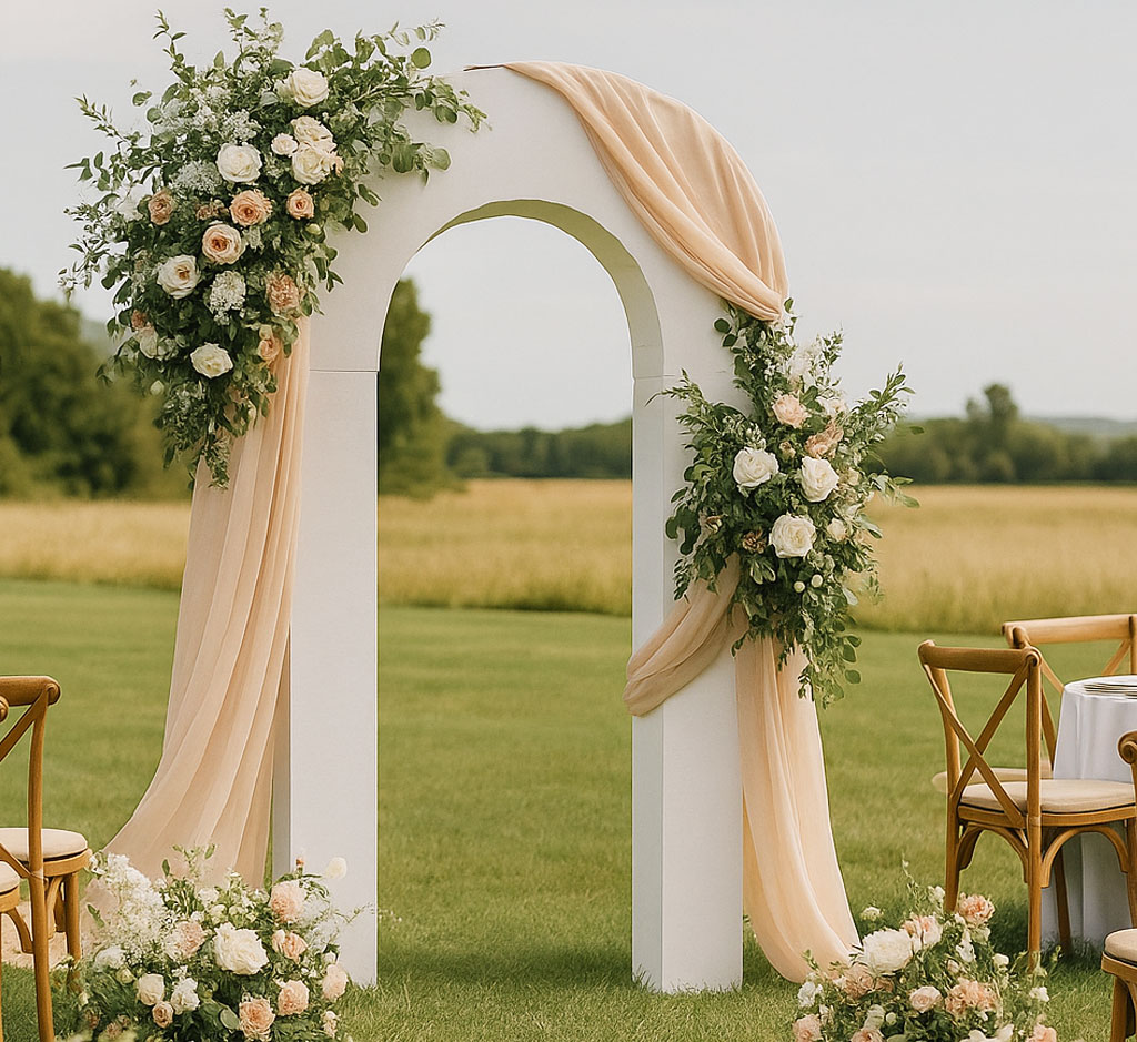 cardboard narrow arch