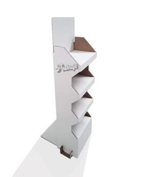 Modular Slanted 4 Shelf Floor Display