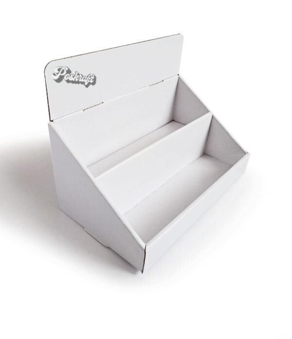 Two-Tier Counter Unit with Shelf Lip