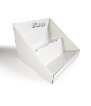 Angled Two-Tier Counter Unit with Integrated Insert