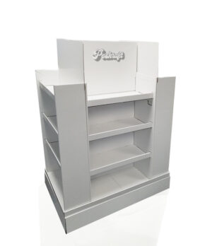 Narrow 4 Way Pallet Display with Cardboard Pallet