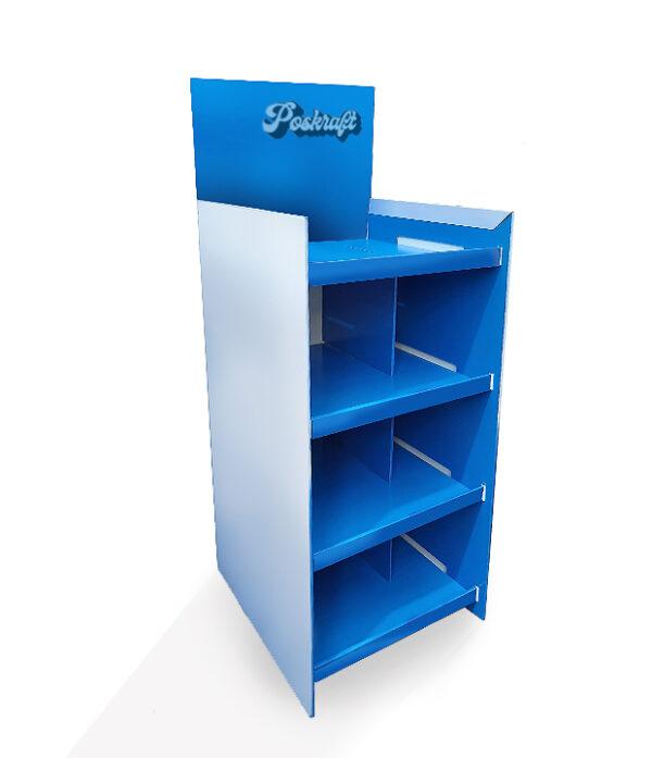 4 Shelf Clip Tower with Dividers