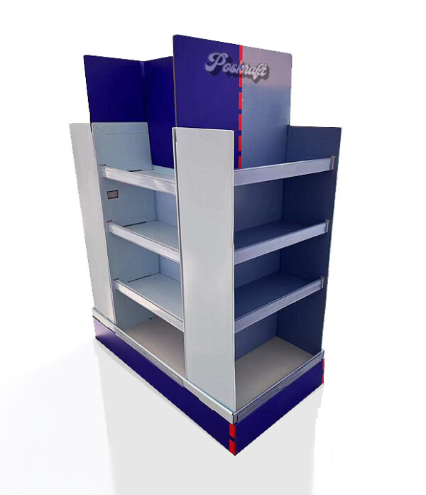 4 Way Pallet Display with Cardboard Pallet