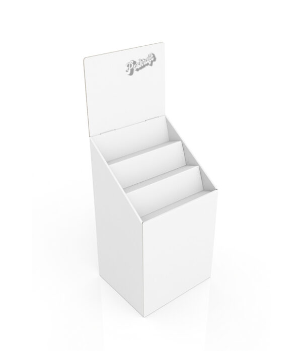 Tiered floor display unit