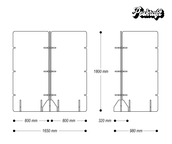 Modular Panel Standee